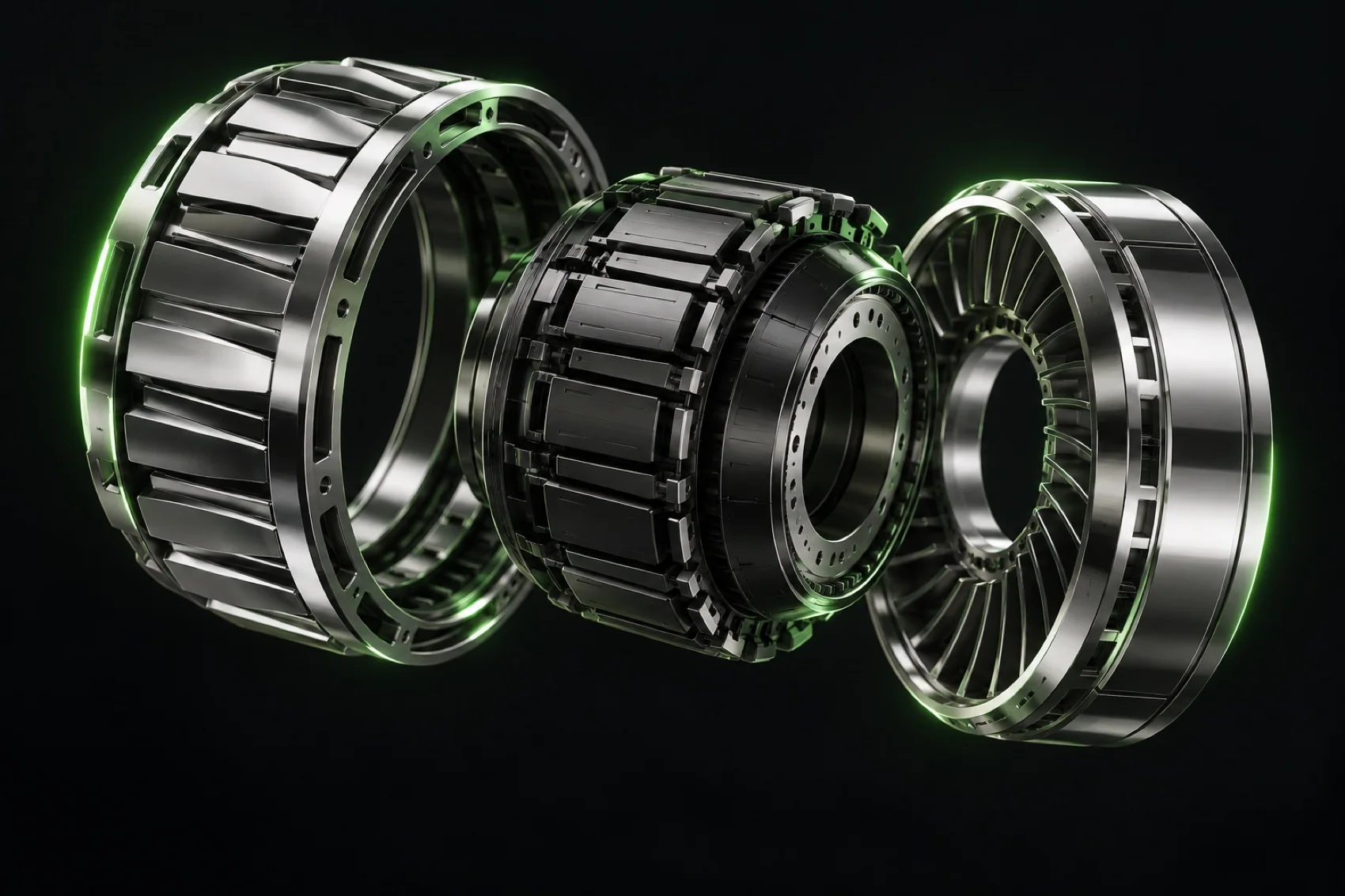 Els components concèntrics del sistema de moviment Nørden
